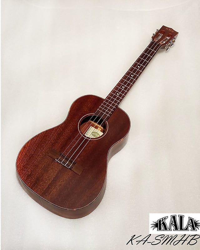 KALA KA-SMHB Baritone All Solid Mahogany Ukulele 30inches with