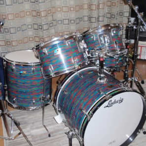 Ludwig Limited Edition 2000 Psychedelic Red - #24 (Comes with free cases) image 4