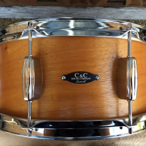 C&C Player Date 1 - Big Beat - 6.5"x14" Snare Drum  2016 Honey Lacquer image 1