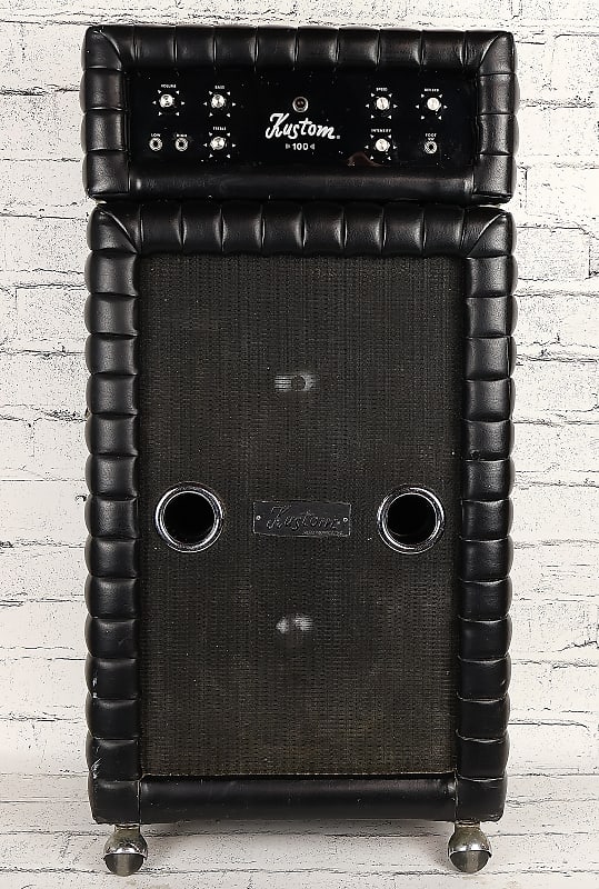 Kustom K100 Guitar Amplifier Head W/ Kustom 2x12" Reverb
