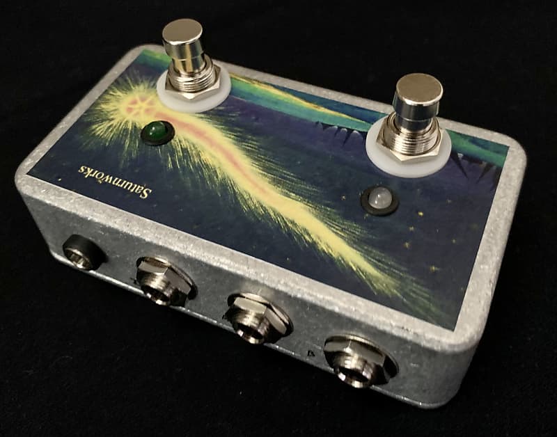 Saturnworks Latching Kill Mute Switch + A/B or Tuner Out Pedal with Neutrik Jacks - Handcrafted in California image 1