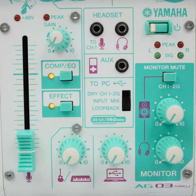 Yamaha AG03-MIKU Hatsune Miku Limited Edition Webcasting Mixer 3