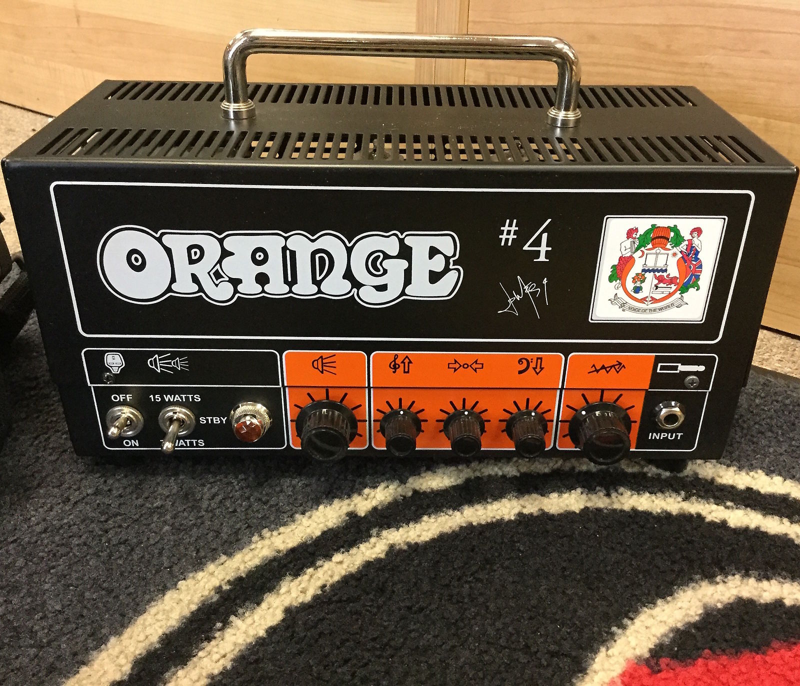 Orange TT15JR Signature #4 Jim Root Terror 15-Watt Guitar Amp Head | Reverb