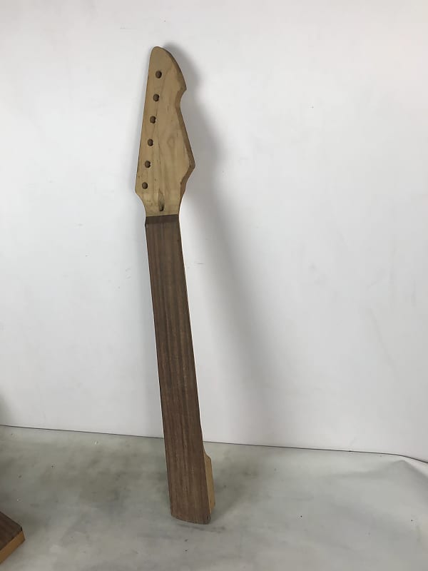 Unfinished Maple Wood Guitar Neck and Rosewood Fretboard Reverb
