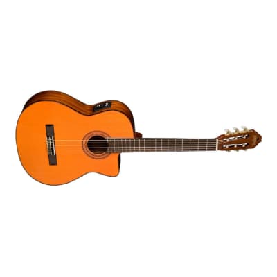 Washburn C5CE Classical Cutaway 6-String Acoustic Guitar (Right Hand, Natural) image 1