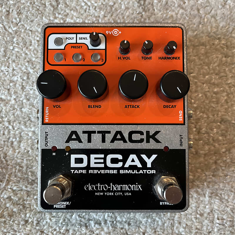 ElectroHarmonix Attack Decay Reverse Tape Simulator 2019 Reverb