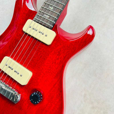 PRS McCarty Korina Soapbar Brazilian Rosewood 2007 - Vintage Cherry image 6