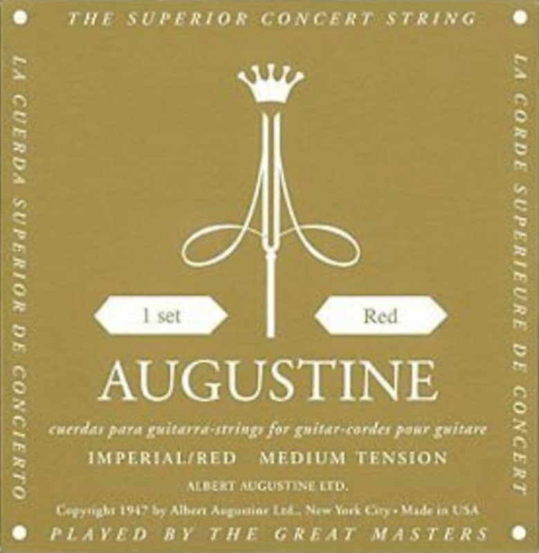 Augustine Guitar Strings Classical Imperial Red Medium Tension 527A image 1