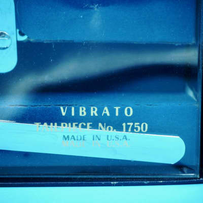 1960s Harmony Bobkat Vintage Vibrato Tailpiece Model 1750 NOS Tremolo In Box, USA-Made, Silhouette image 4