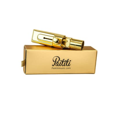 Paititi Professional Gold Plated Alto Saxophone Metal Mouthpiece #7 … image 2