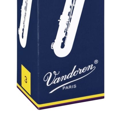 Vandoren Traditional Baritone Saxophone Reeds - 3.5 Strength - Box of 5 image 1