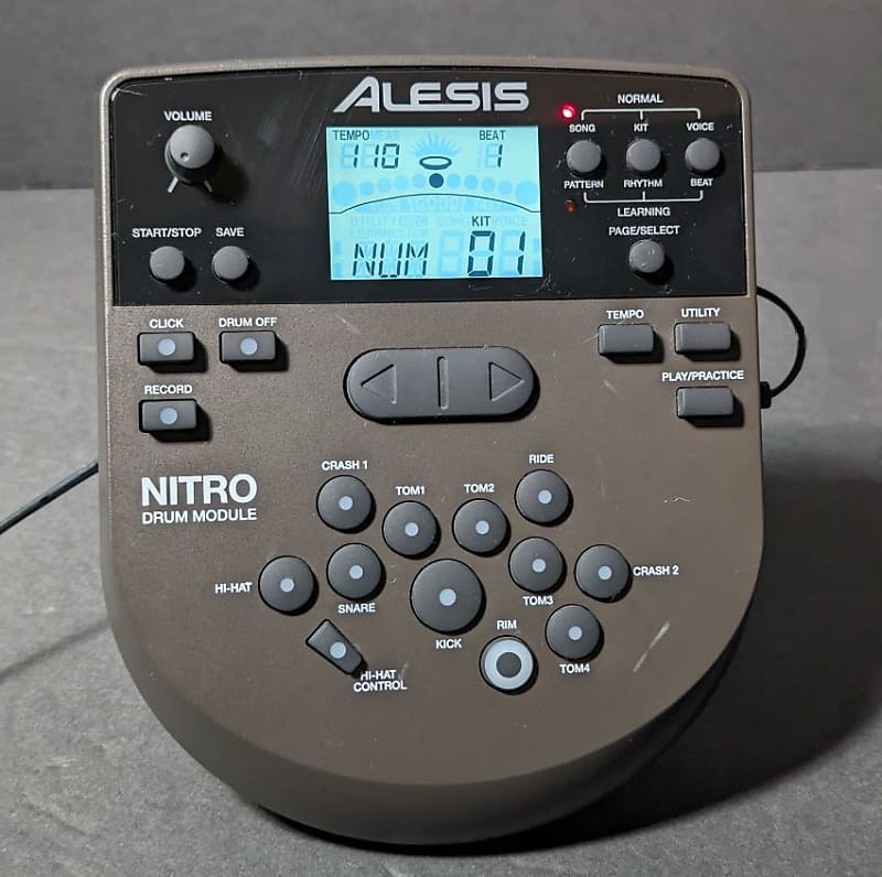 Alesis Nitro Drum Module with Wire harness/AC Adapter Reverb