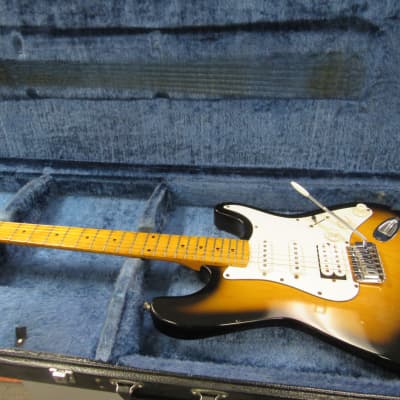 Rare 90s Epiphone  HSS S-310 Bat Wing Strat Style Electric Guitar With Case image 11