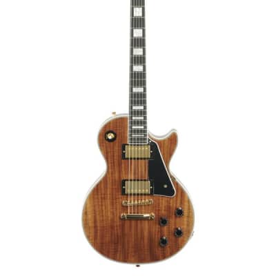 Epiphone Les Paul Custom Koa Guitar Natural image 2