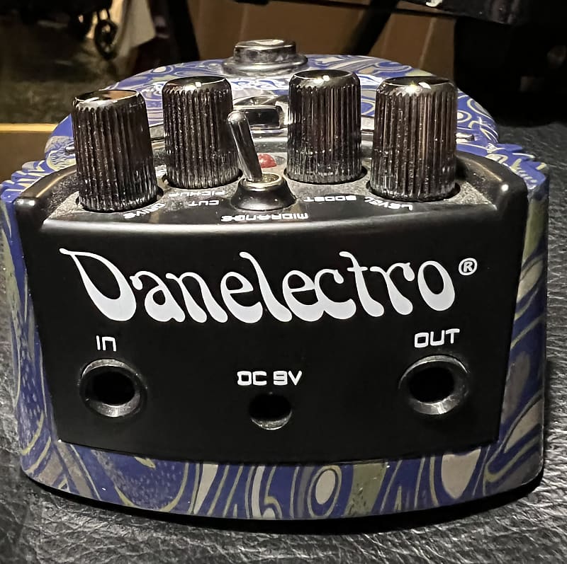 Rare Danelectro Blue Paisley Pure Drive 2003 - Blue Paisley