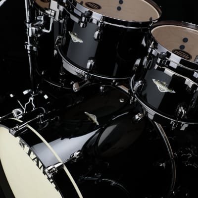 Tama MAT1007BN-PBK Starclassic Maple Lacquer Rack Tom 10" x 7" - Piano Black/Black Nickel HW image 2