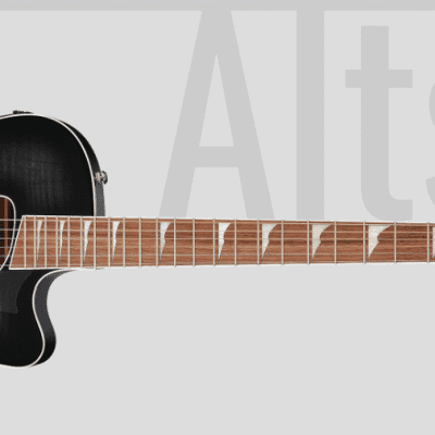 Ibanez Altstar ALT30FM Acoustic-electric Guitar - Transparent Black Sunburst High Gloss image 1