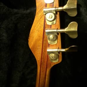 Peavey Unity series 4 String Neck Thru Bass Guitar Purple Heart & Koa image 12
