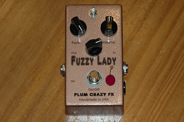 Limited Edition Switchable Plum Crazy FX Fuzzy Lady Germanium Fuzz Silicon  Face