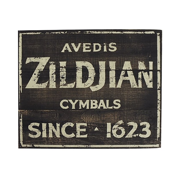 Zildjian ZSIGN1 Vintage Factory Sign image 1