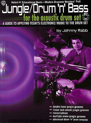 Jungle/Drum 'N' Bass for the Acoustic Drum set - Book CD image 1