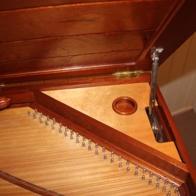 Italian Virginal Harpsichord crafted by Thomas John Dick 2008, 54 strings (B1 to E6), Sitka Spruce image 13
