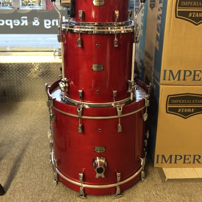 Yamaha  Absolute Hybrid Maple Red Drum Set in Red Autumn Gloss 22/16/12/10 image 12