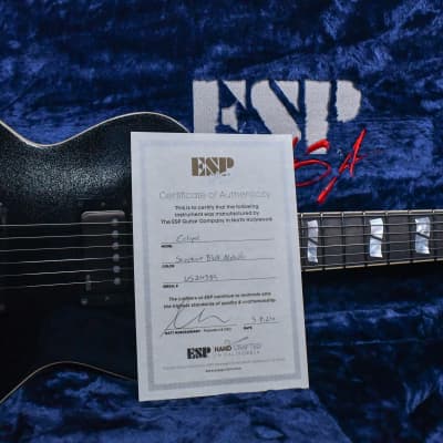 ESP USA Custom Shop Eclipse Sapphire Black Metallic 2024 w/OHSC image 11