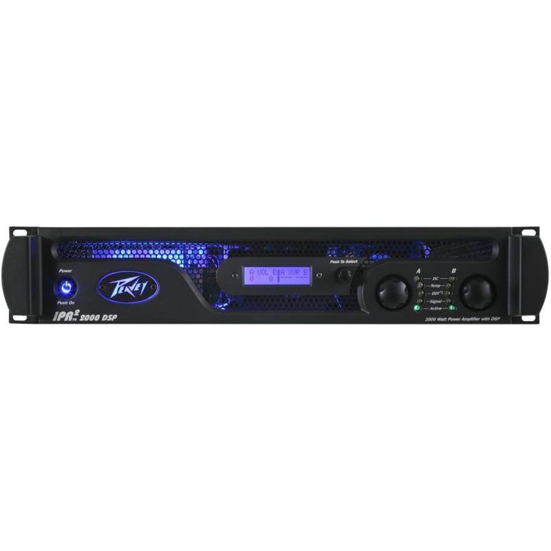 Peavey PV 2000 - Black 1000 Watt per channel stereo amp