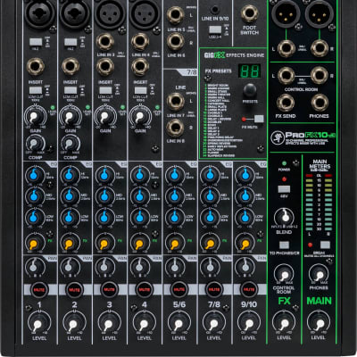 Mackie ProFX10v3 10 Channel Professional Effects Mixer with USB image 1