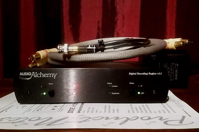 Audio Alchemy  Digital Decoding Engine v1.1 DAC With Power Station One High Current Power Supply image 1