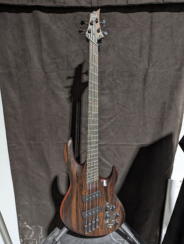 ESP LTD B-1004MS Natural Satin Multiscale 4-String Bass Guitar image 1