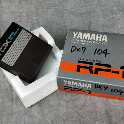 Yamaha DX7 VRC-104 Percussion Group Data Cartridge