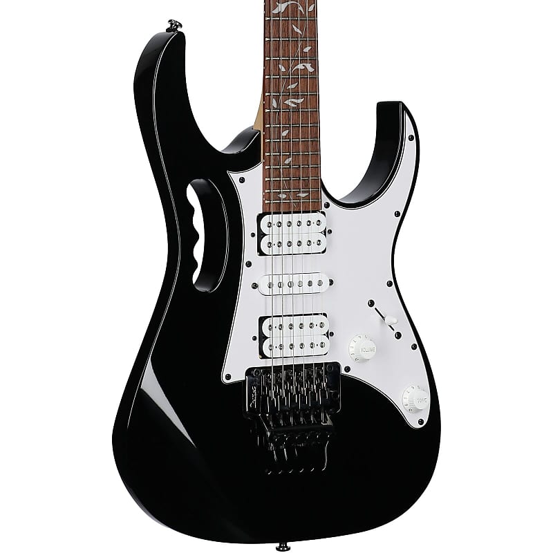 Ibanez Steve Vai JEM Junior Electric Guitar, Black image 1