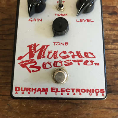 Reverb.com listing, price, conditions, and images for durham-electronics-mucho-boosto