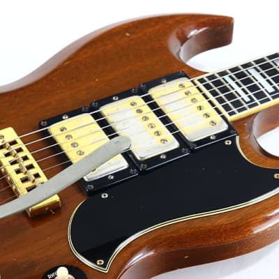 1973 Gibson SG Custom Walnut w/ Bigsby, 3 Pickups! 1970's SG Les Paul! NO BREAKS! image 25