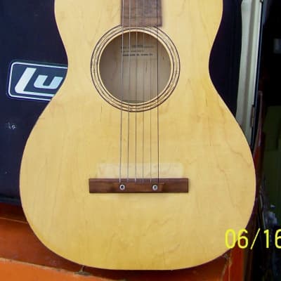 Jackson-Guldan Chris Adjustomatic Small Body Acoustic Guitar 1960's for sale