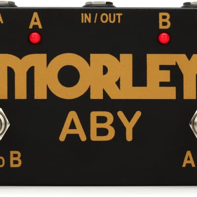 Morley Gold Series ABY 2-button Switcher/Combiner Pedal image 1