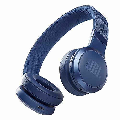 JBL Live 460NC Wireless On-Ear Noise-Cancelling Headphones (Blue) image 1