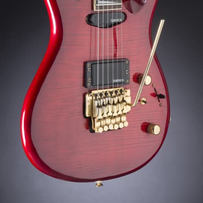 Samick KJ-640 1990 Red see through tiger maple top 1990 Samick KJ-640 1990 Red see through tiger maple top 1990