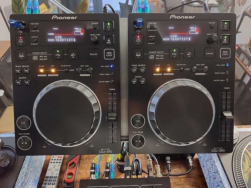 Pioneer CDJ 350 + Zomo Pro Stand (double stand) | Reverb