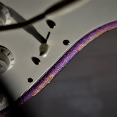 Fender Stratocaster  Standard Custom Relic Nitro Magenta Sparkle image 11