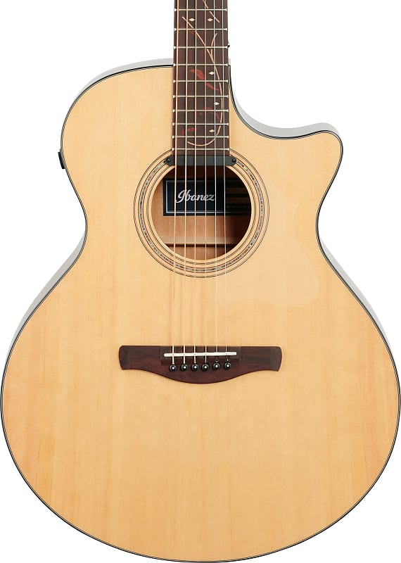 Ibanez AE275LGS AE Series Acoustic-Electric Guitar, Natural Low Gloss image 1