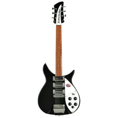 Rickenbacker Model 325C64 Miami Short Scale Semi-Hollow Guitar - Jetglo image 3