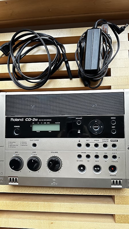 Roland CD-2U SD/CD Recorder 2010s - Metallic | Reverb
