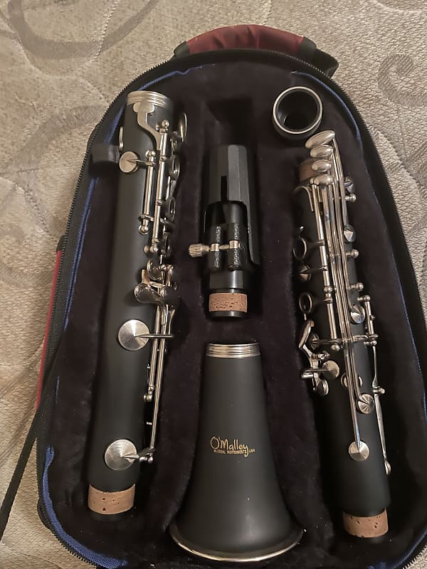 O’Malley  OM 55 Bb student clarinet  2019 Ebony and wood with silver plated keys image 1