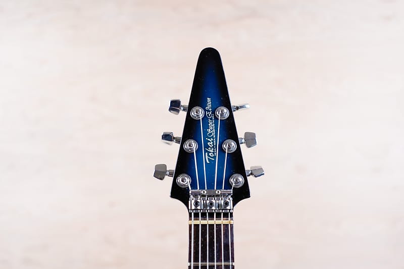 Tokai V-55 Super Edition MIJ 1982 Blue Burst Vintage Made in