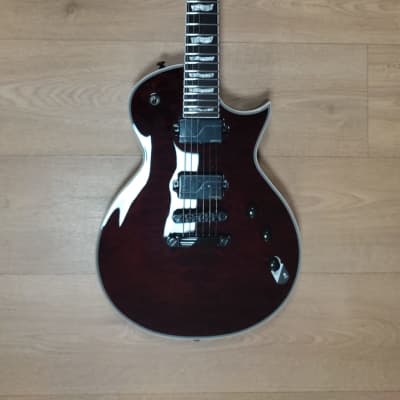 ESP Edwards Snapper E-SN-145FR 2009 Black Cherry Maple | Reverb