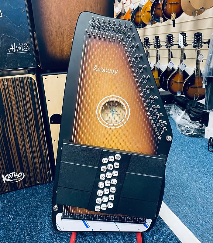 Ashbury AAH31 21 Bar Deluxe Autoharp Reverb
