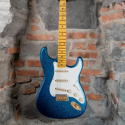 Fender Custom Shop Limited Edition 20th Anniversary Relic Stratocaster Blue Sparkle RARE 2015 VIDEO! (cod.826UG) for sale